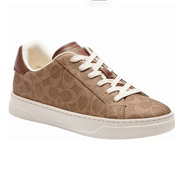 Coach Shoes - Coach Brown and Cream Sneakers